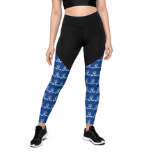 Load image into Gallery viewer, Da Sports Legging - Dark Cerulean
