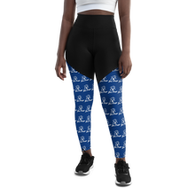 Load image into Gallery viewer, Da Sports Legging - Dark Cerulean
