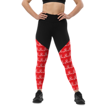 Load image into Gallery viewer, Da Sports Legging - Alizarin
