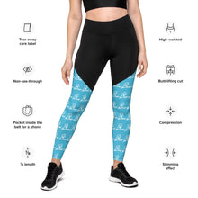 Load image into Gallery viewer, Da Sports Legging - Summer Sky
